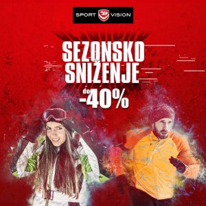 Počela sezonska snižnja u Sport Vision MARTI