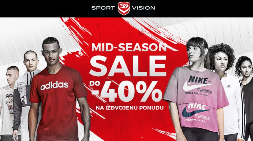 Sport Vision :  Mid Season Sale – 40%
