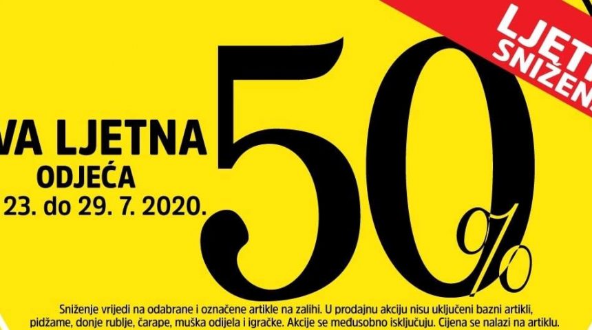 MANA popusti 50% od 23.7. do 29.07.2020.