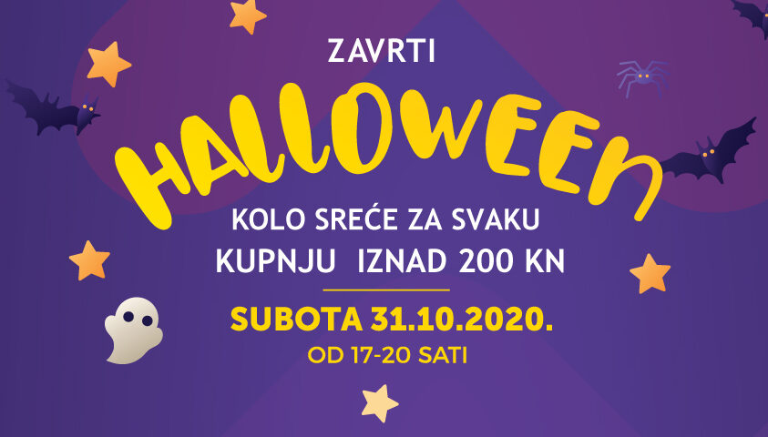 Zavrtite kolo sreće i osvojite super poklone u subotu 31.10. od 17h