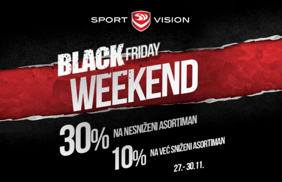 Sport Vision Black Weekend – 30% na nnesniženi asortiman i 10% na sniženi