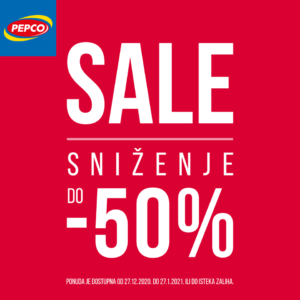 PEPCO – Počela sezonska sniženja do 27.01.2021.