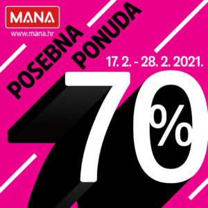 MANA  zimski popusti 70%