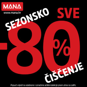 MANA sezonsko čišćenje -80%