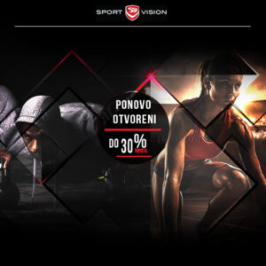 Sport Vision akcija povodom  ponovnog otvorenja trgovina odjećom i obućom