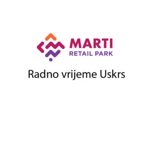 Radno vrijeme Uskrs – 04.04.2021. Zatvoren centar.  Ponedjeljak, 05.04.2021. 10-21h (osim Spar 07-22h)