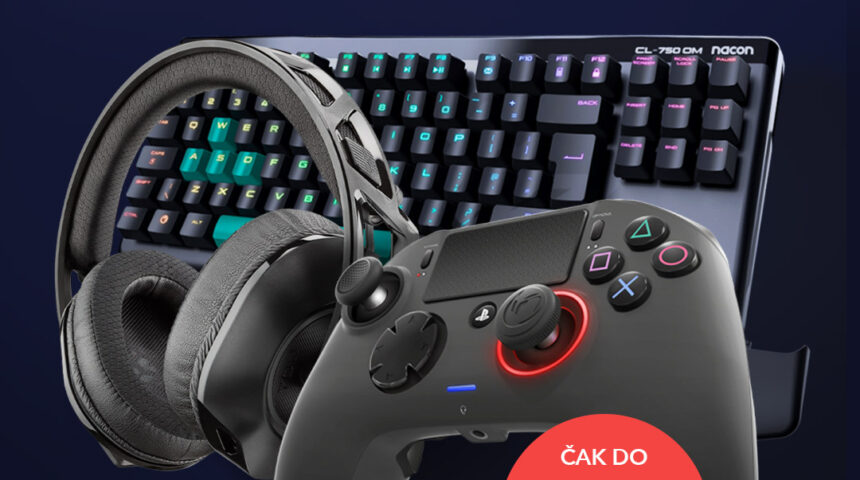 Uštedi do nevjerojatnih 70% i dominiraj igrom uz svoju novu Nacon gaming opremu! Akcija traje u Sancta Domenica do 31.8. 2021.
