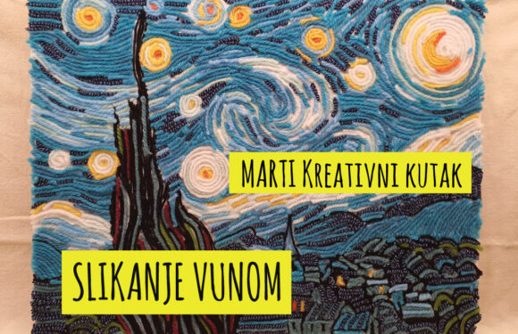 MARTI DJEČJI KUTAK – SLIKANJE VUNOM