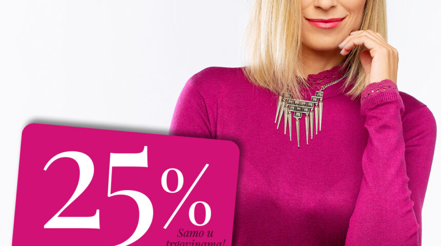 U trgovini MANA 25% POPUSTA na svu žensku odjeću do 17.10.