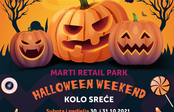 Halloween weekend u Marti retail park uz posebne popuste, kolo sreće i puno poklona