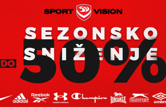 Počelo sezonsko sniženje do 50% u Sport Vision