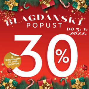 Blagdanski popusti u trgovini MANA  do 05.01.2022.