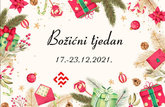 Božićni tjedan od 17. do  23.12.  Velik izbor poklona i rukotvorina