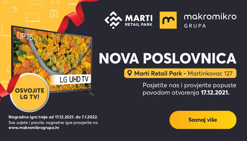 Otvorena Makromikro poslovnica  (lokacija : 1. kat, nasuport caffe bara)