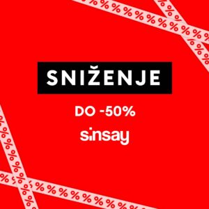 Sinsay popusti do 50%
