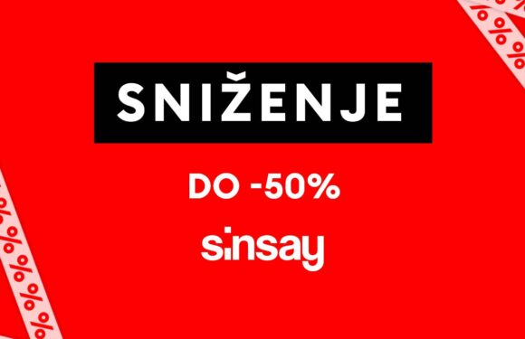 Sinsay popusti do 50%