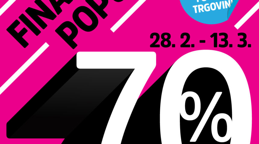 Počeo je finalni popust,  70% u Mana trgovini