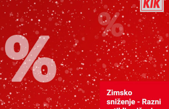 Počelo veliko zimsko sniženje u KIK-u od 31.01. do isteka zaliha