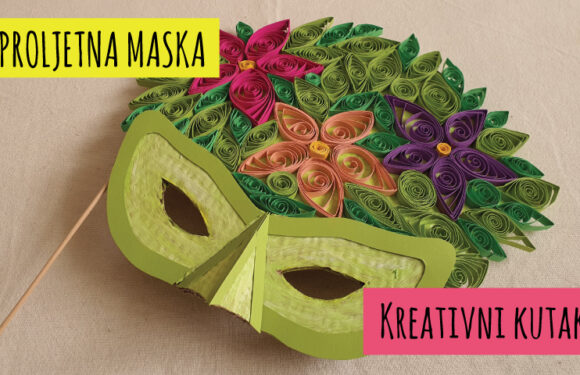 Kreativni kutak – izradite proljetnu masku