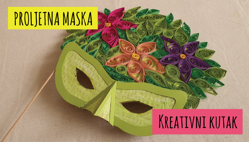 Kreativni kutak – izradite proljetnu masku