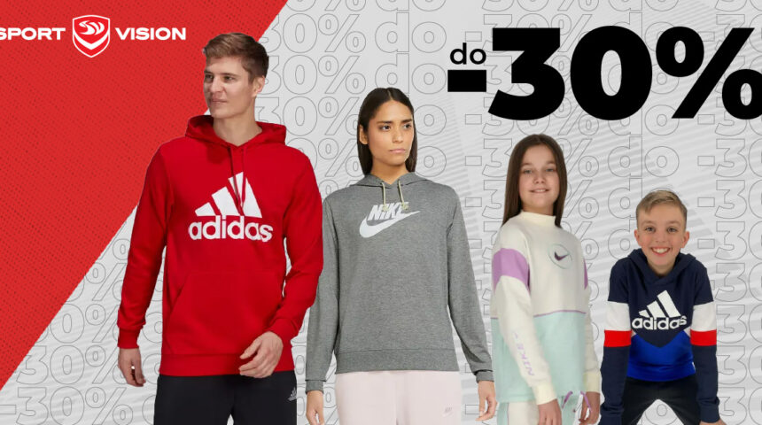 Od 08. do 10.04. u Sport Visionu Marti popust 30% za kupnju dva ili više artikla