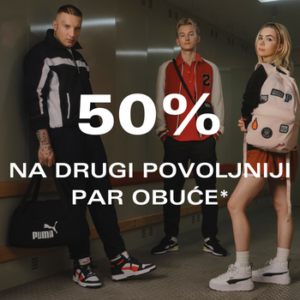 50% popusta uz kupnju 2 para obuće do 12.09. u CCC Marti
