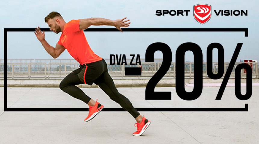 Sport Vision – vikend akcija 20% popusta na kupnju dva ili više artikala nesniženog asortimana