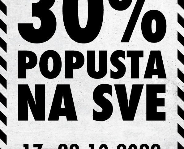 U trgovini TEDi 30% popusta na cijelokupan asortiman od 17. do 22.10.2022.