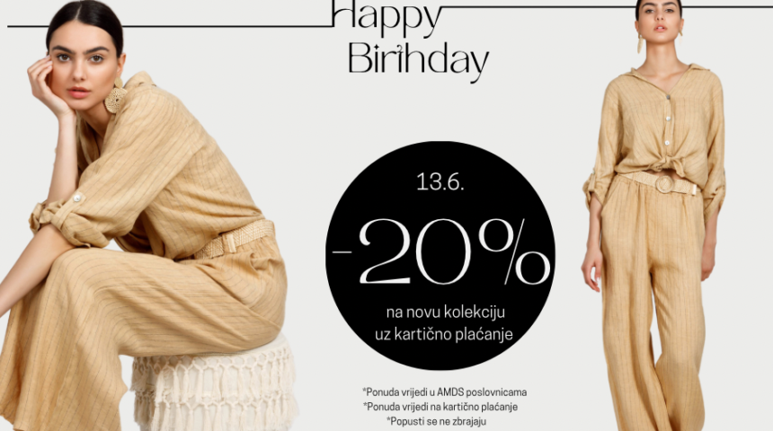 AMDS rođendanski popust 13.06.2023.