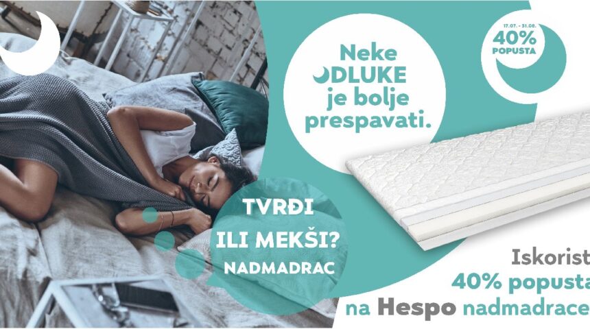 Hespo popust na nadmadrace 40%