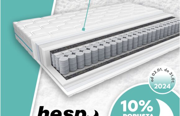Jer dobri dani počinju noću… posjetite Hespo salon gdje vas očekuje 10% popusta na odabrane krevete, madrace i podnice.