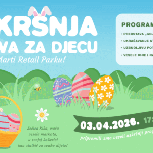 Marti – Uskršnja zabava za djecu – 03.04.2026.