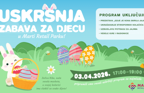 Marti – Uskršnja zabava za djecu – 03.04.2026.